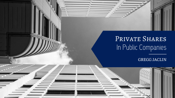 Private Shares in Public Companies